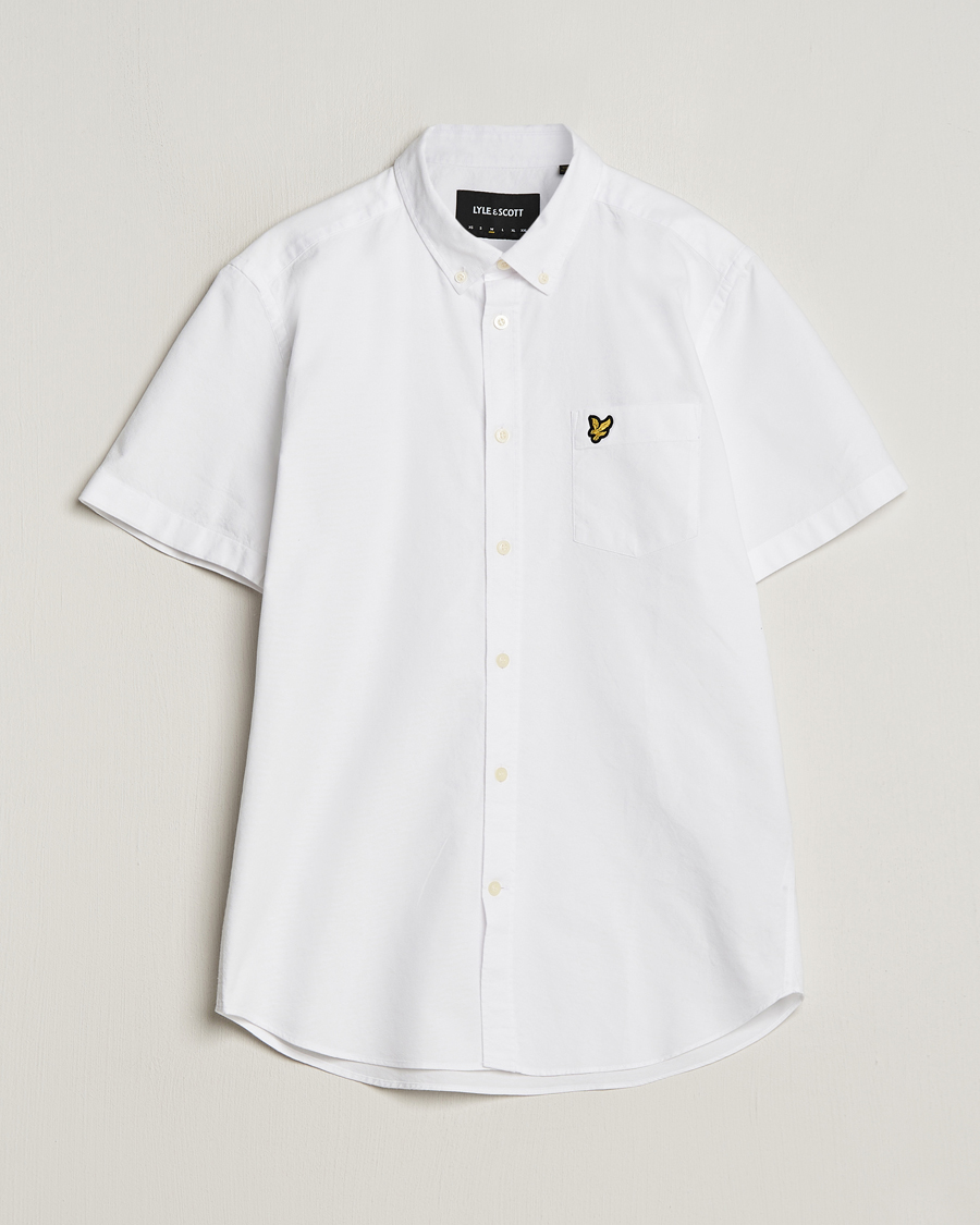 Homme | Chemises | Lyle & Scott | Lightweight Oxford Short Sleeve Shirt White