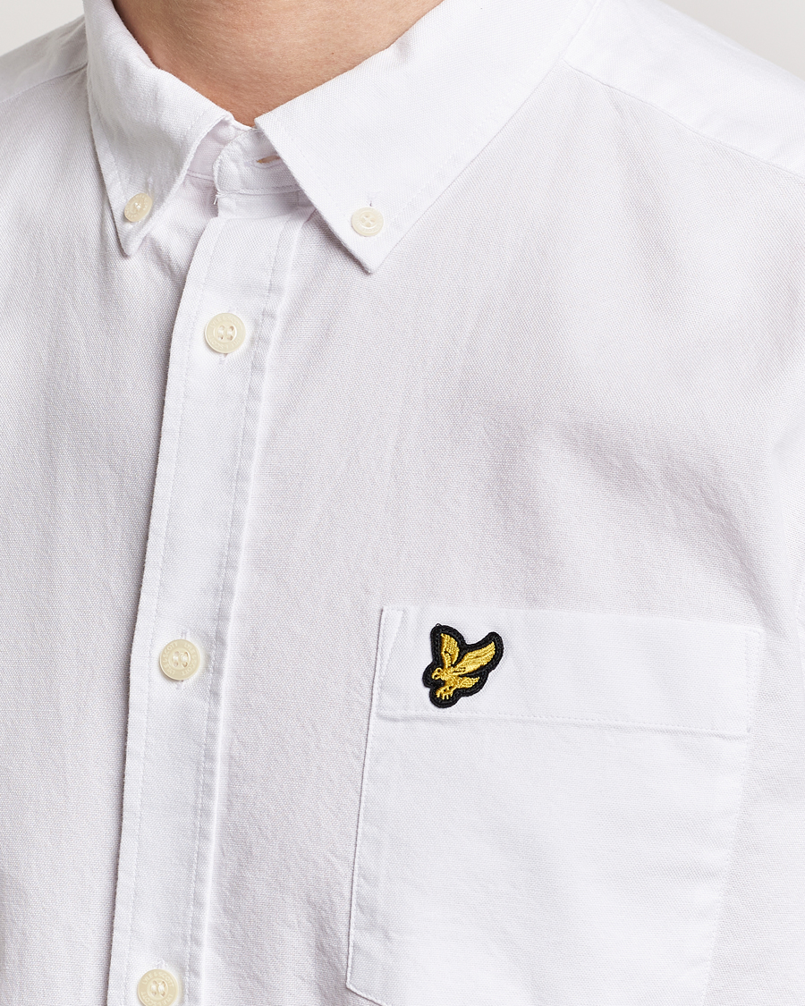 Homme | Chemises | Lyle & Scott | Lightweight Oxford Short Sleeve Shirt White