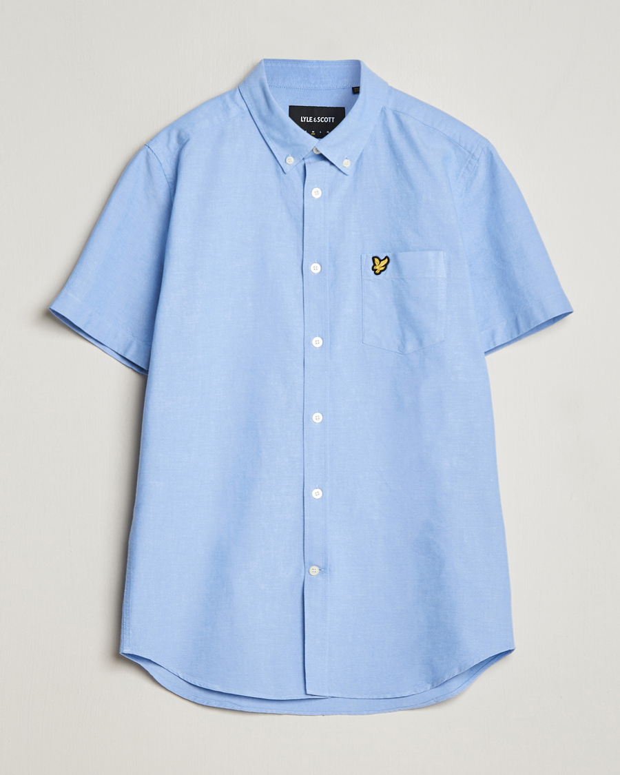 Homme | Chemises | Lyle & Scott | Lightweight Oxford Short Sleeve Shirt Riviera