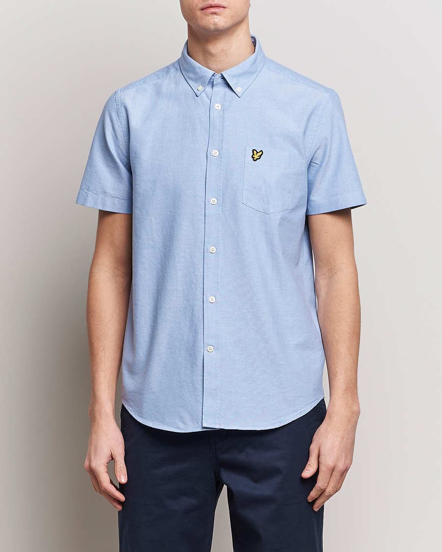 Homme | Vêtements | Lyle & Scott | Lightweight Oxford Short Sleeve Shirt Riviera