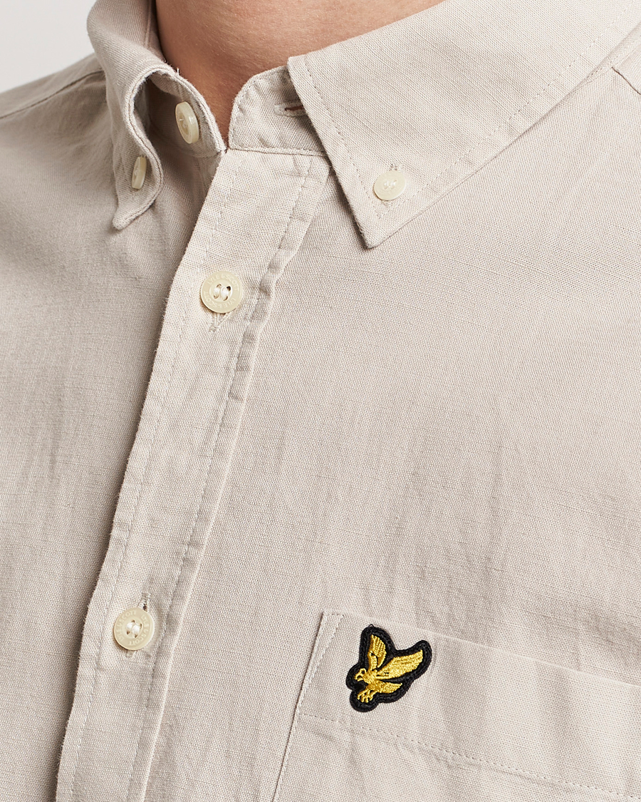 Homme | Chemises | Lyle & Scott | Linen Button Down Shirt Cove