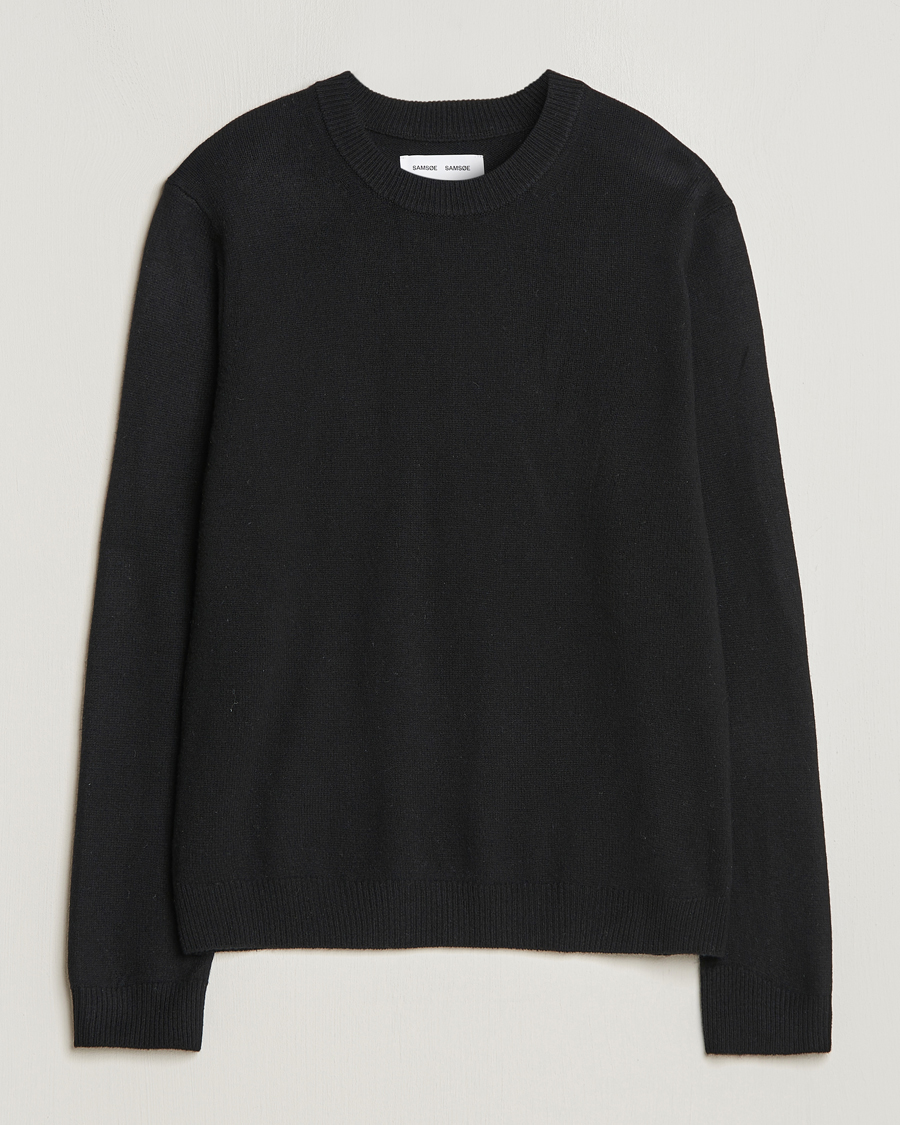 Homme | Pulls Et Tricots | Samsøe Samsøe | Isak Crew Neck Black