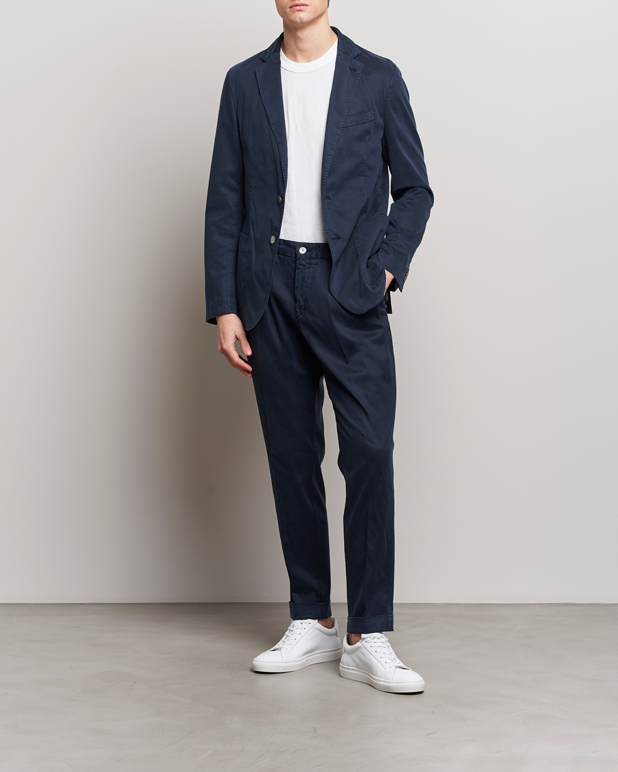 Homme | Sections | BOSS BLACK | Hanry Cotton Suit Dark Blue