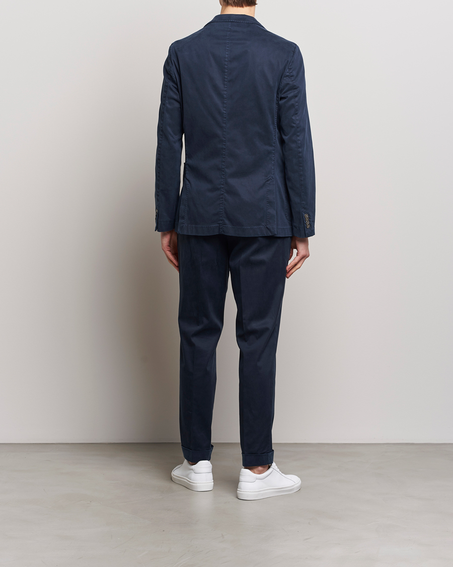 Homme | Costumes | BOSS BLACK | Hanry Cotton Suit Dark Blue