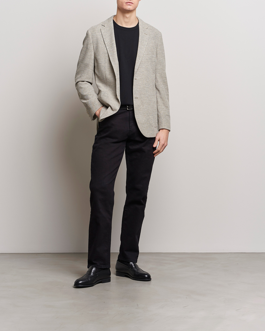 Homme | Blazers | BOSS BLACK | Jaye Regular Fit Jersey Blazer Light Beige