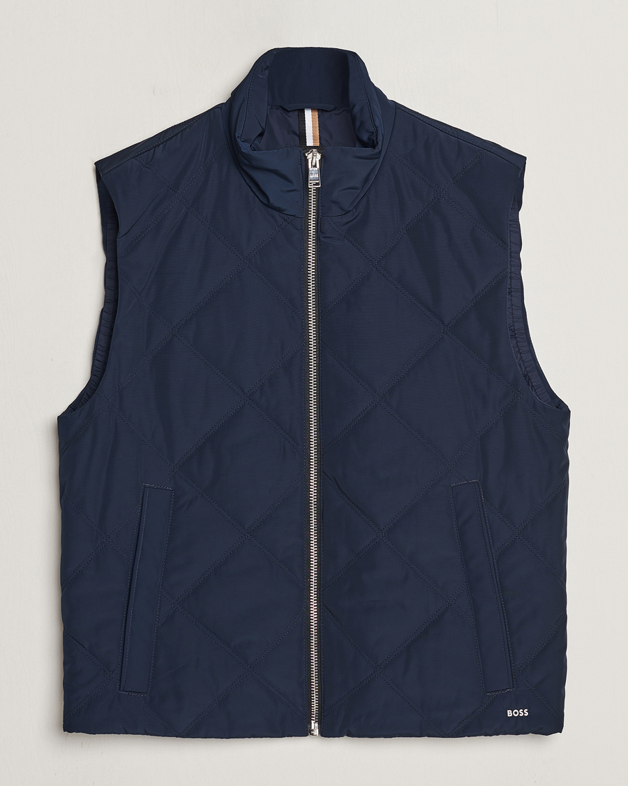 Homme | Manteaux Et Vestes | BOSS BLACK | Crebo Vest Dark Blue