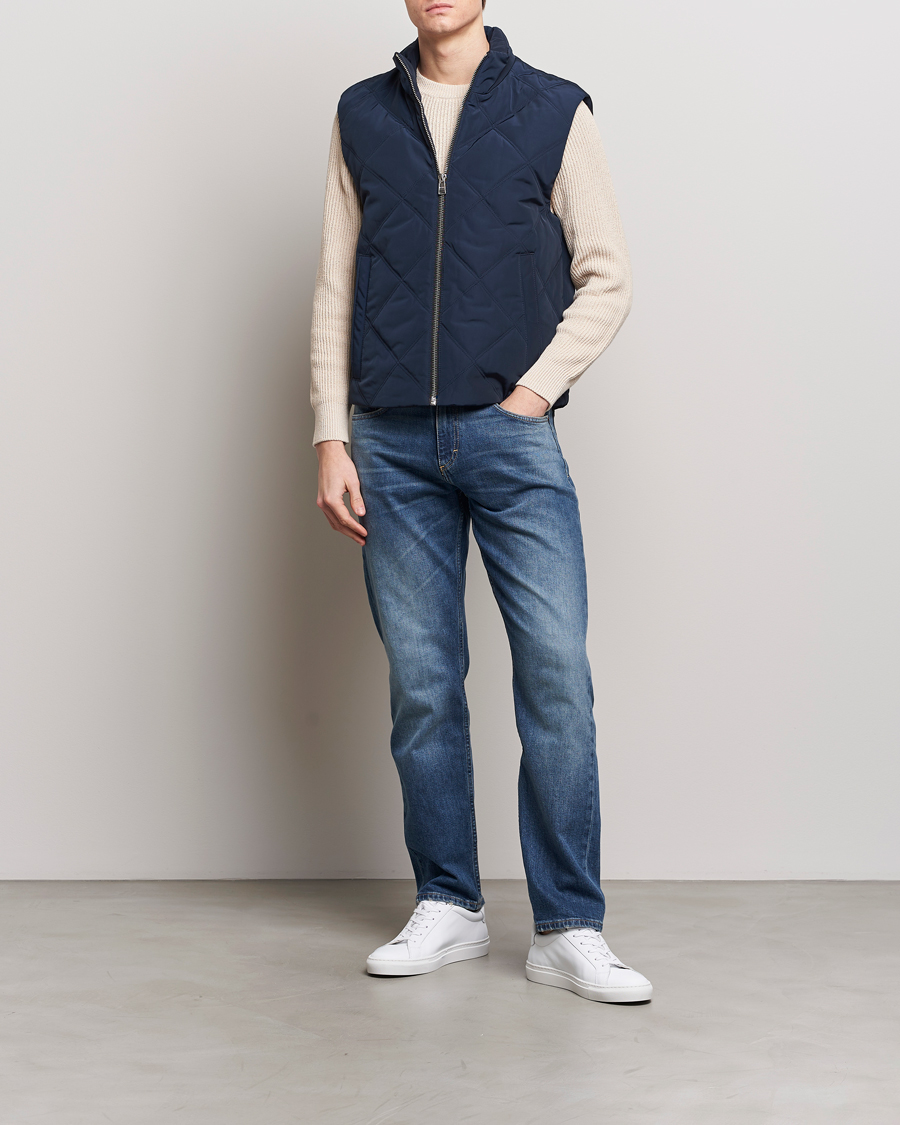 Homme | Manteaux Et Vestes | BOSS BLACK | Crebo Vest Dark Blue