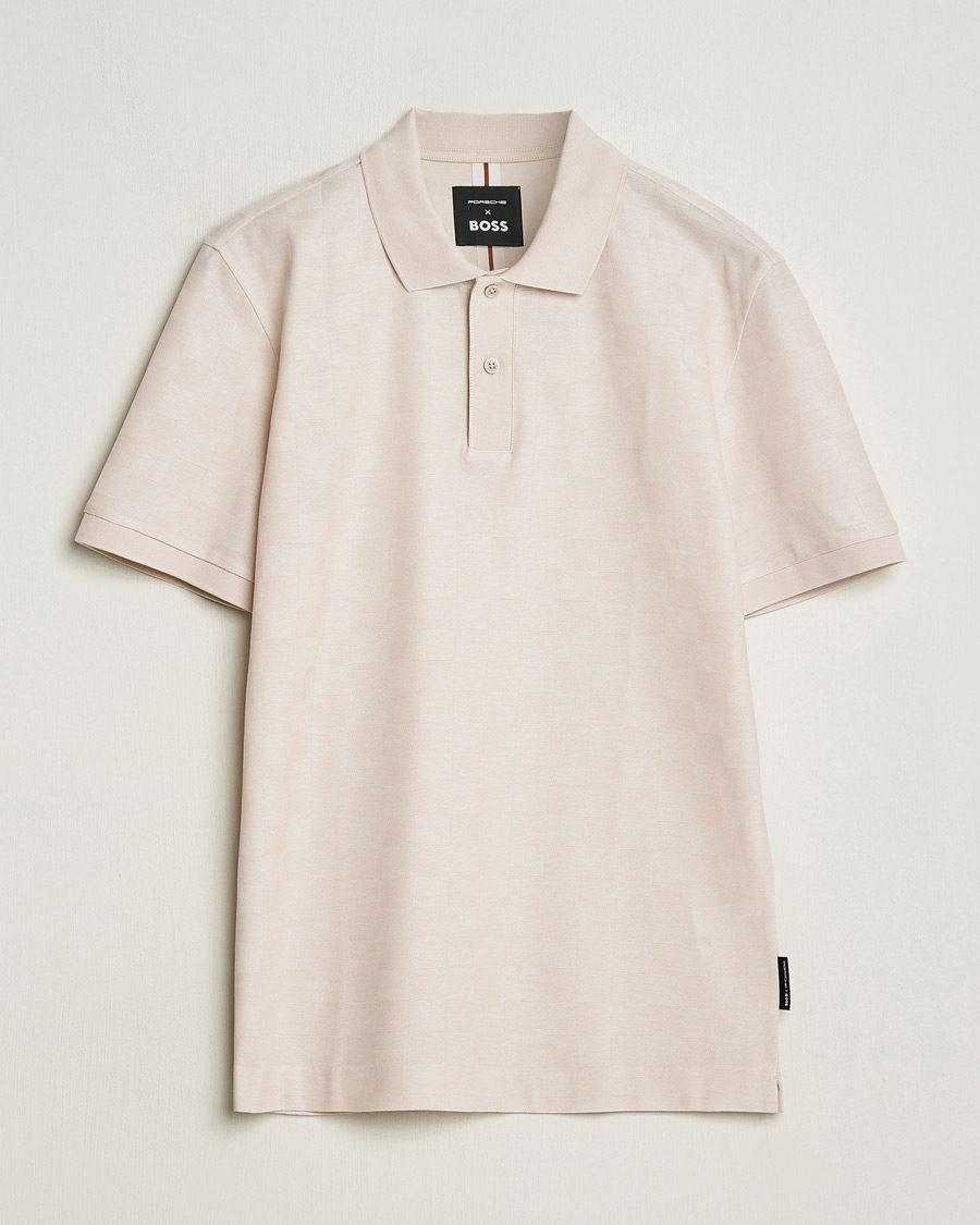 Homme | Polos | BOSS BLACK | Porsche Parlay Jersey Piké Open White