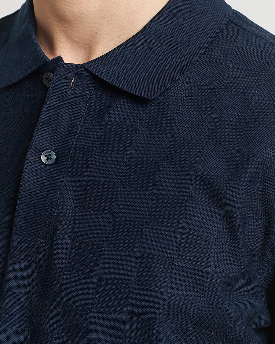 Homme | Polos | BOSS BLACK | Porsche Parlay Jersey Piké Dark Blue