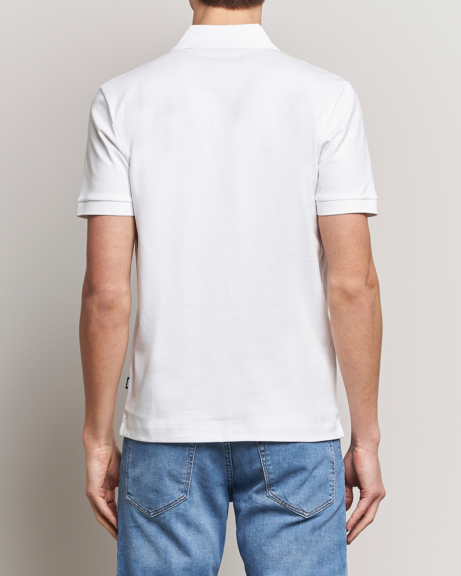 Homme | Polos | BOSS BLACK | Polston Half-Zip Piké White