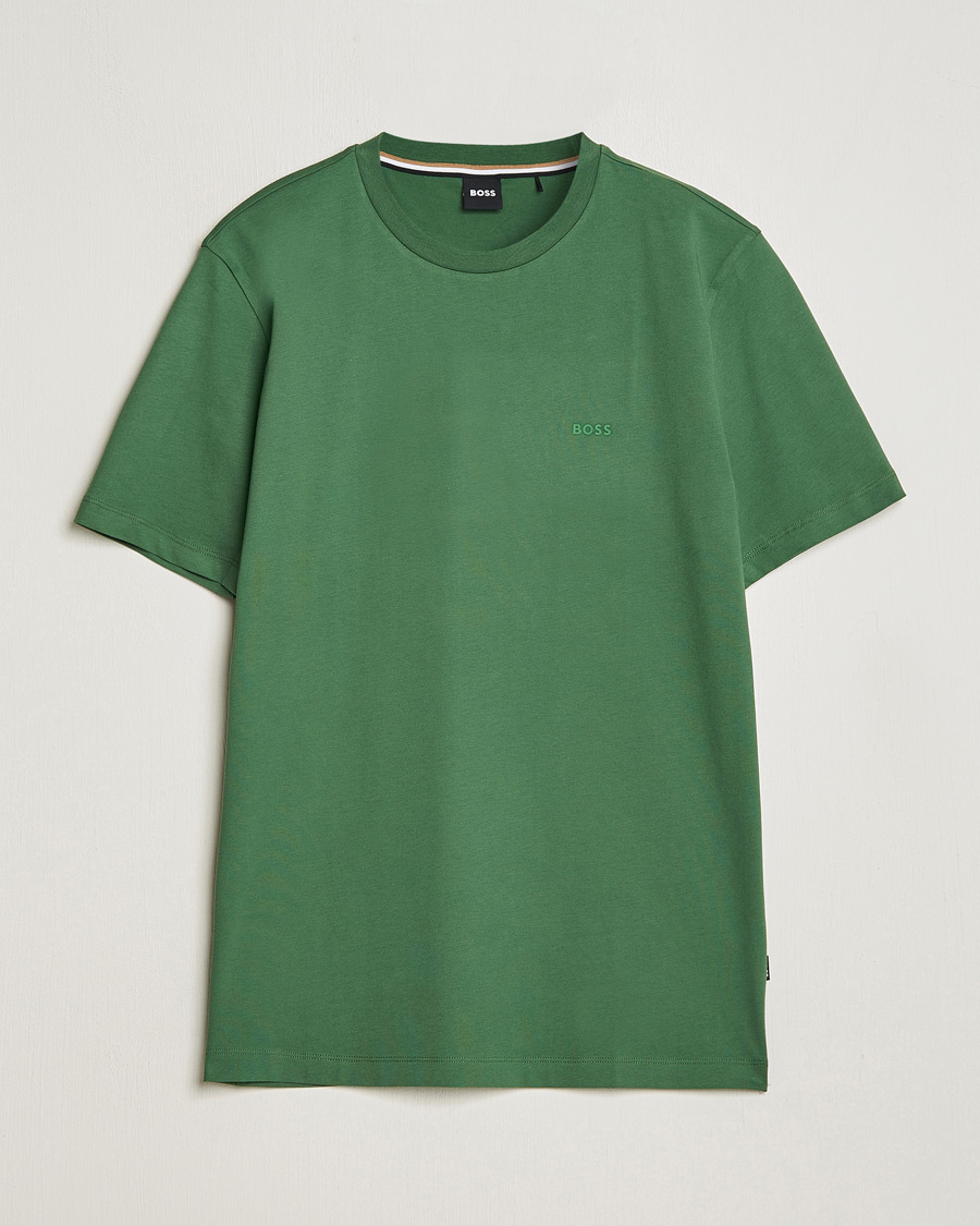 Homme | T-shirts | BOSS BLACK | Thompson Crew Neck T-Shirt Open Green