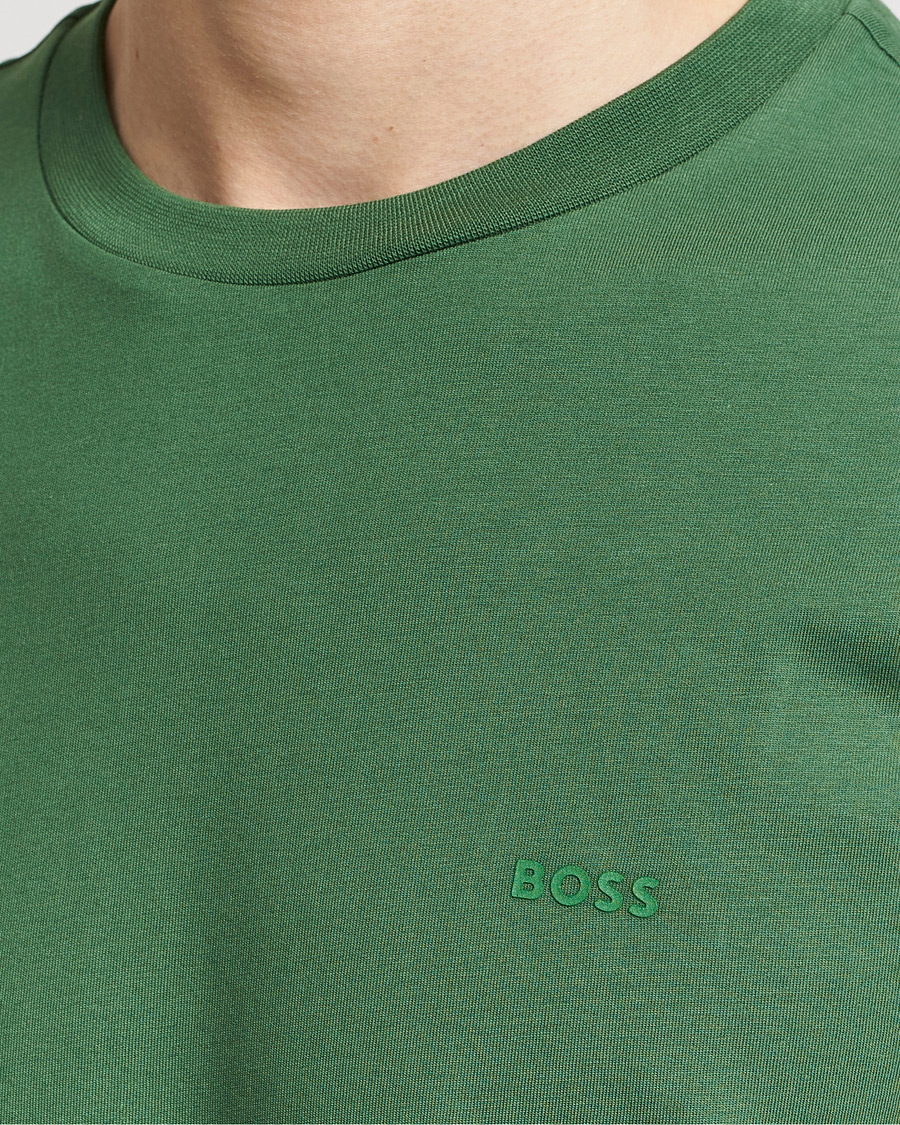 Homme | T-shirts | BOSS BLACK | Thompson Crew Neck T-Shirt Open Green