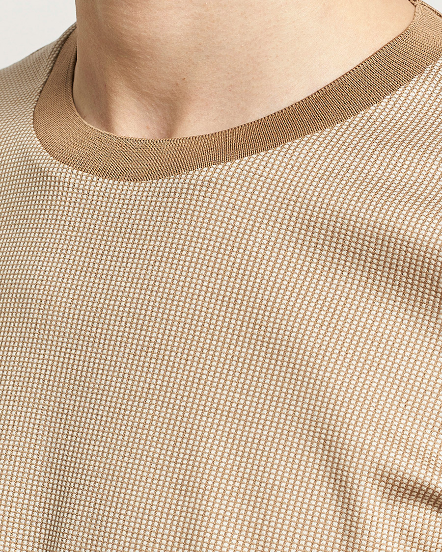 Homme | T-shirts | BOSS BLACK | Tiburt Crew Neck T-Shirt Medium Beige