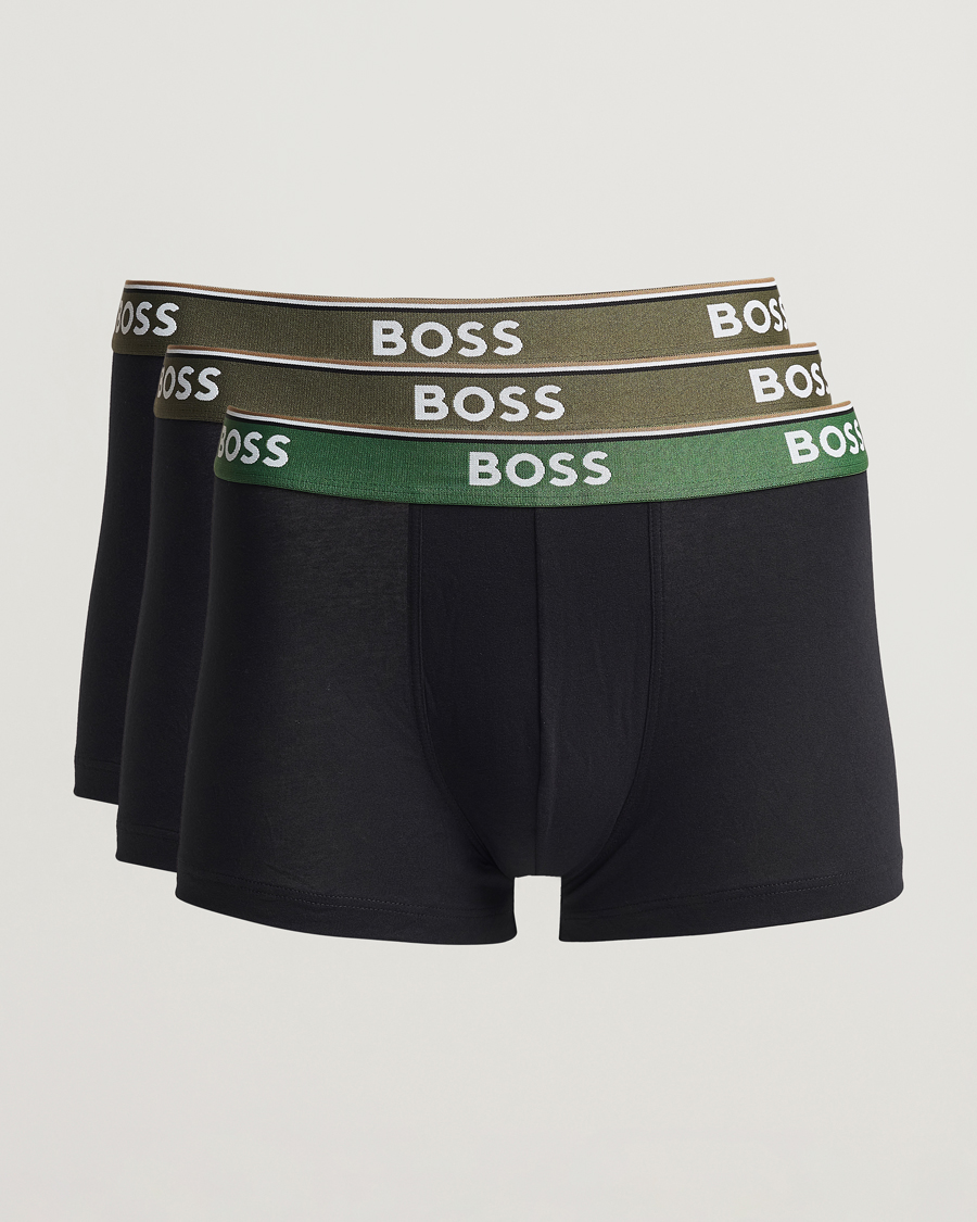 Homme | Sous-Vêtements Et Chaussettes | BOSS BLACK | 3-Pack Trunk Black