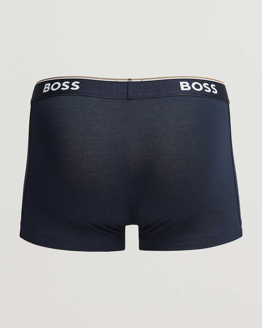 Homme | Sous-Vêtements Et Chaussettes | BOSS BLACK | 3-Pack Trunk Black/Blue