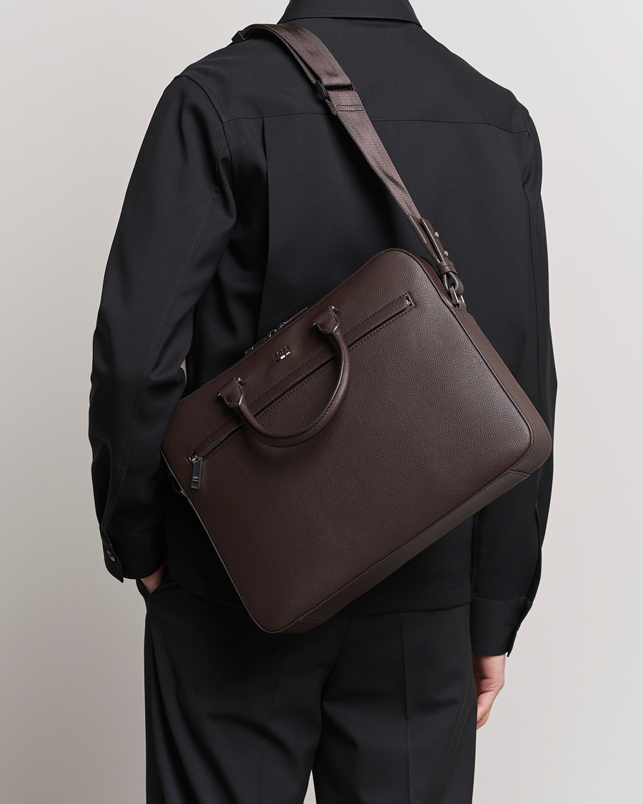 Homme | BOSS BLACK Ray Document Case Dark Brown | BOSS BLACK | Ray Document Case Dark Brown