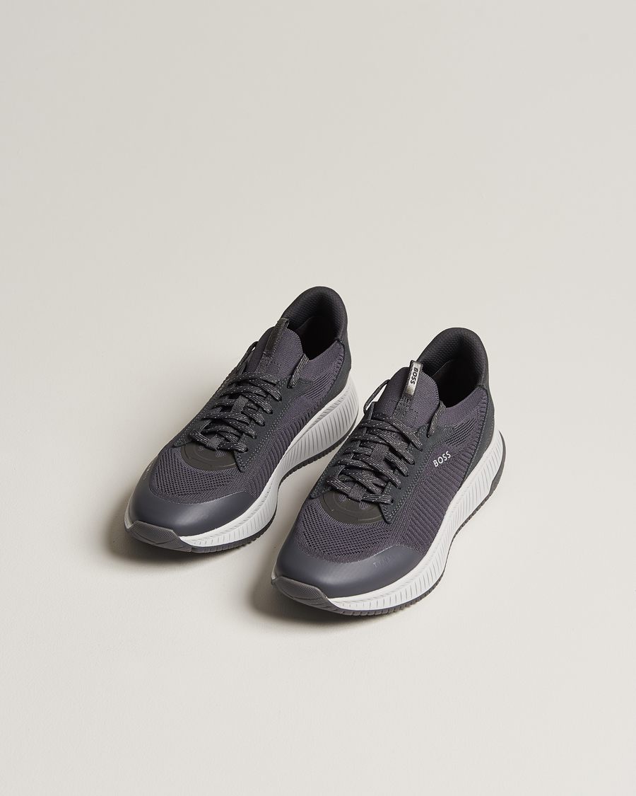 Homme | BOSS BLACK Titanium Evo Sneaker Grey | BOSS BLACK | Titanium Evo Sneaker Grey