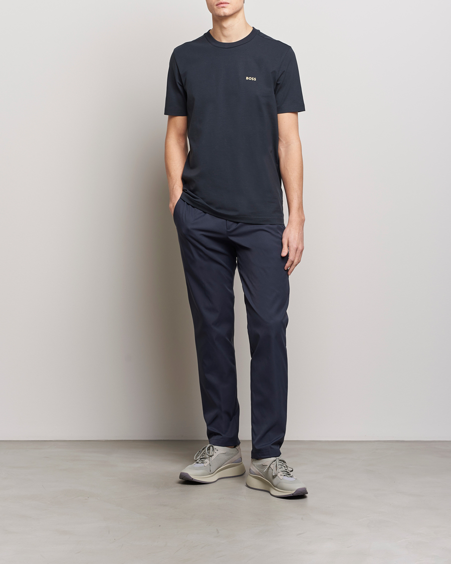 Homme | T-shirts | BOSS GREEN | Crew Neck T-Shirt Dark Blue