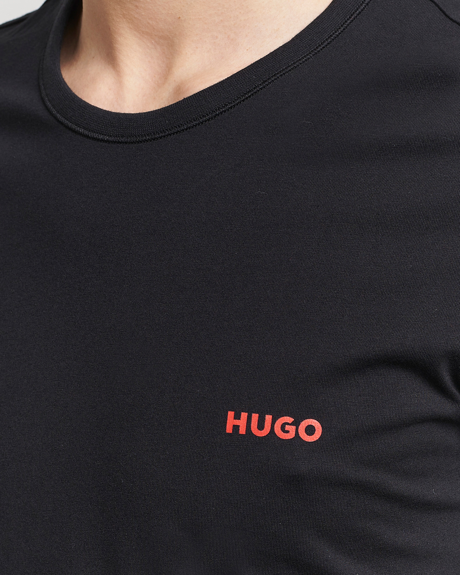 Homme | T-shirts | HUGO | 3-Pack Logo Crew Neck T-Shirt Black/Red/White