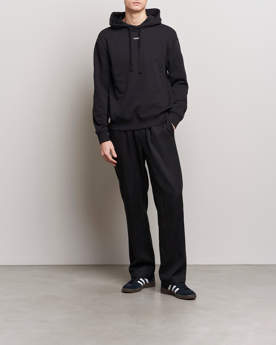 Homme | Pulls Et Tricots | HUGO | Dapo Logo Hoodie Black
