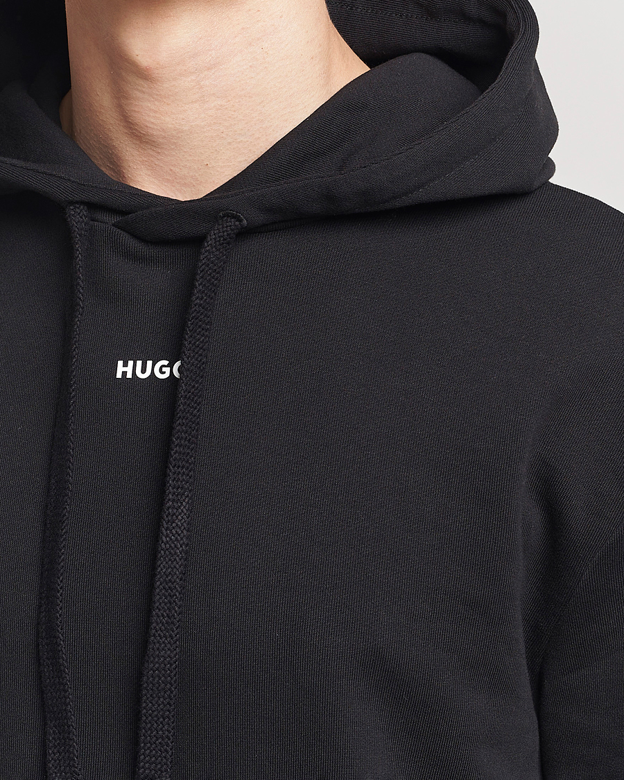 Homme | Pulls Et Tricots | HUGO | Dapo Logo Hoodie Black