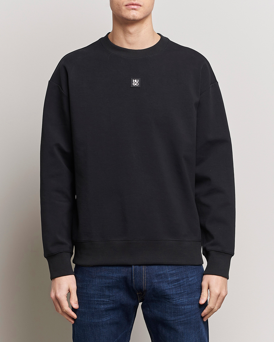 Homme | Pulls Et Tricots | HUGO | Dettil Logo Sweatshirt Black