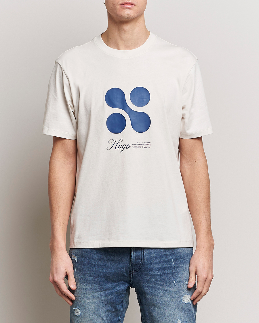 Homme | T-shirts À Manches Courtes | HUGO | Dooling Logo T-Shirt Open White