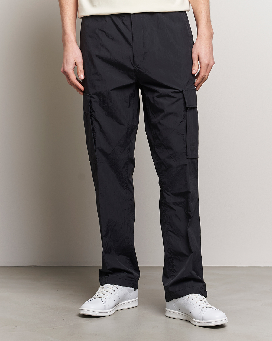 Homme | Pantalon Cargo | HUGO | Gero Nylon Cargo Pants Black