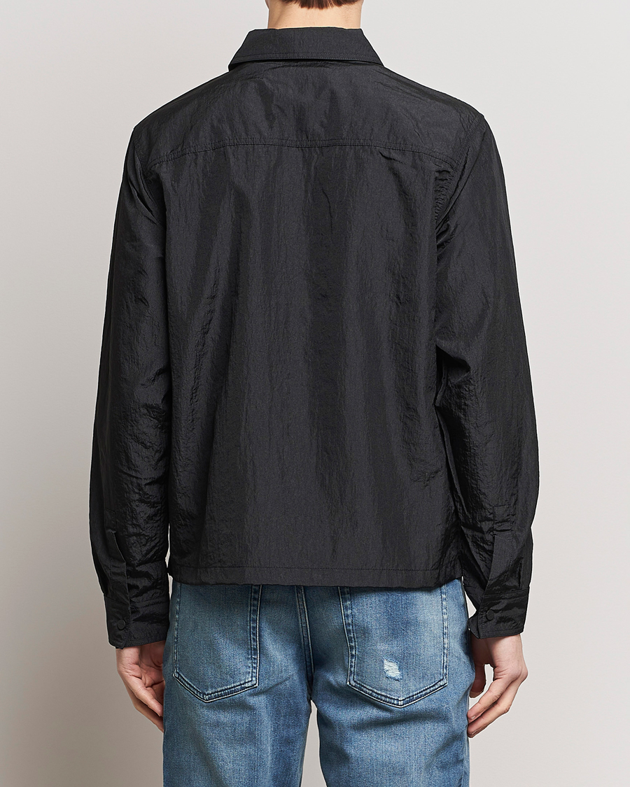 Homme | Chemises | HUGO | Emalo Full-Zip Overshirt Black