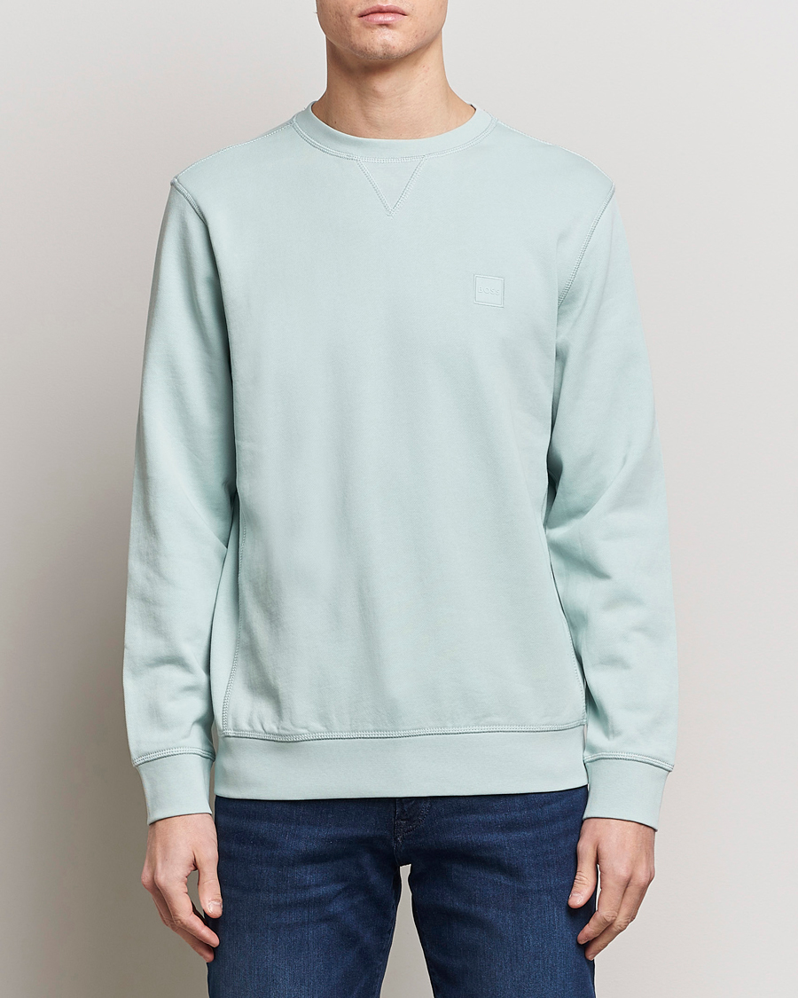 Homme | Pulls Et Tricots | BOSS ORANGE | Westart Logo Sweatshirt Turquoise