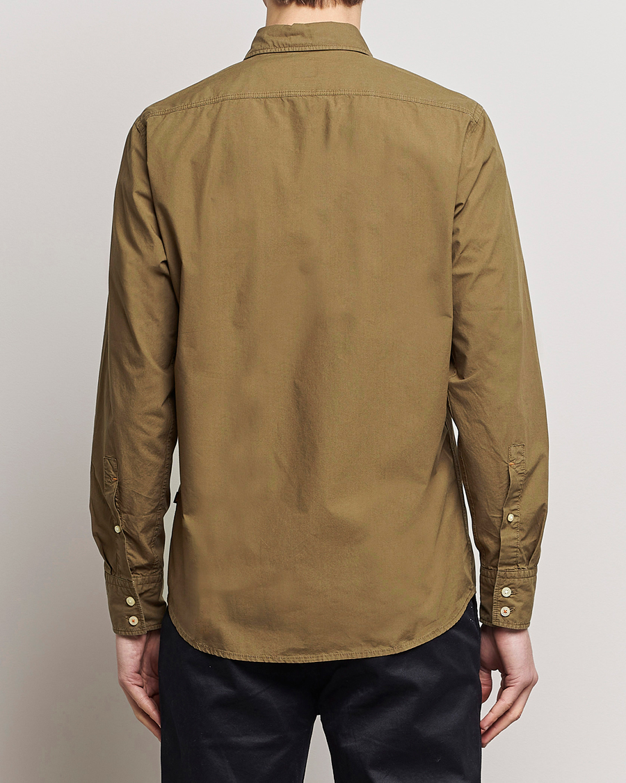 Homme | Chemises | BOSS ORANGE | Relegant Cotton Pocket Shirt Open Green