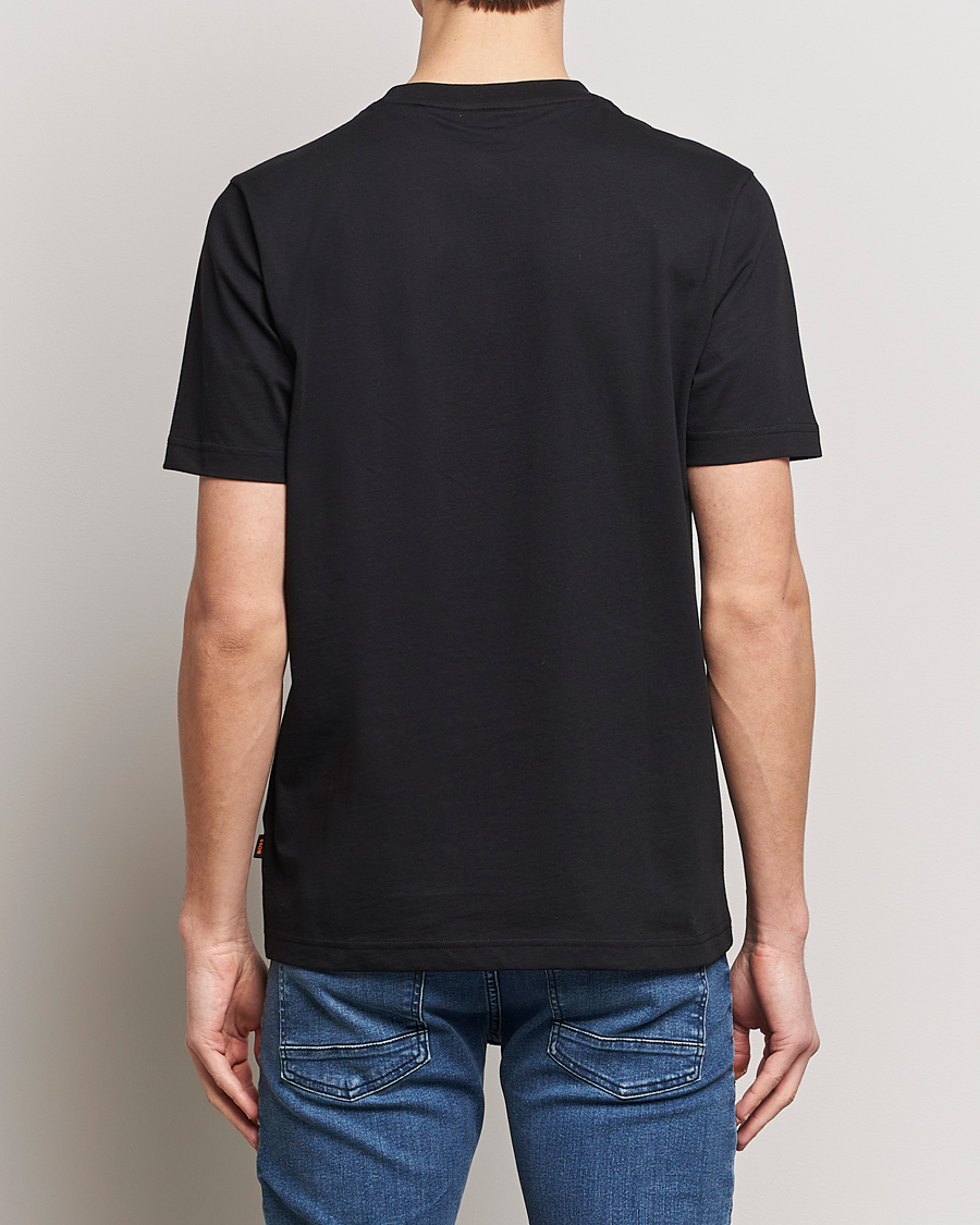 Homme | T-shirts | BOSS ORANGE | Heavy Logo T-Shirt Black