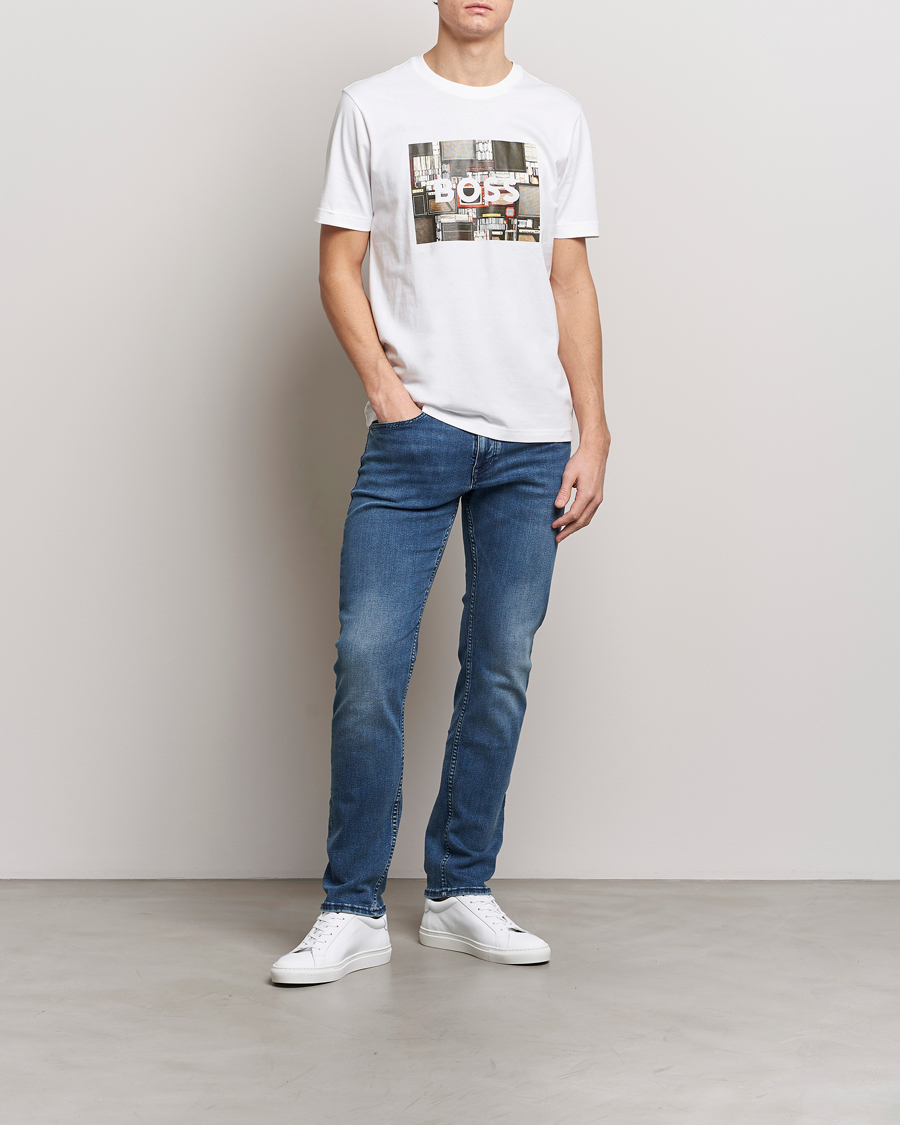 Homme | T-shirts | BOSS ORANGE | Heavy Logo T-Shirt White