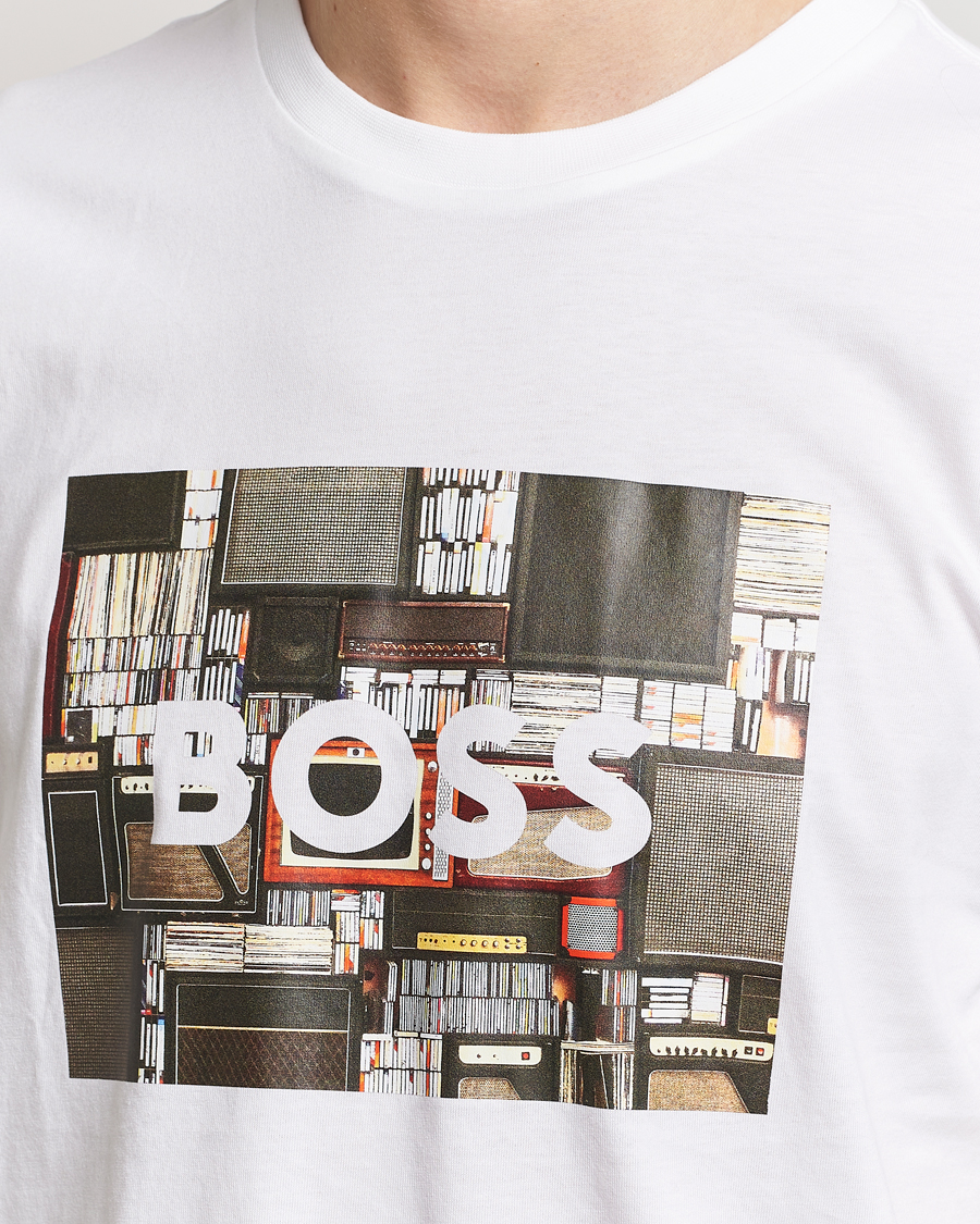 Homme | T-shirts | BOSS ORANGE | Heavy Logo T-Shirt White