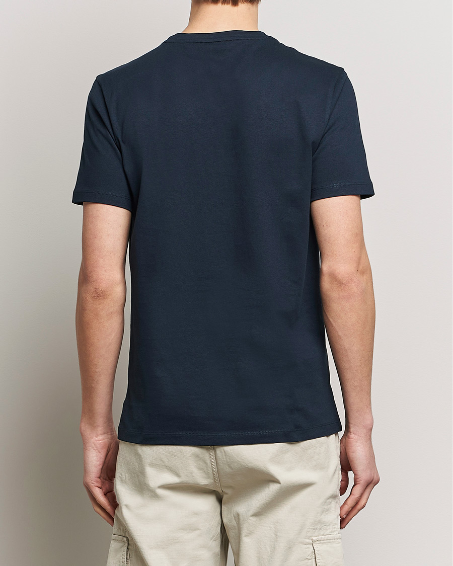 Homme | T-shirts | BOSS ORANGE | Tales Logo Crew Neck T-Shirt Dark Blue