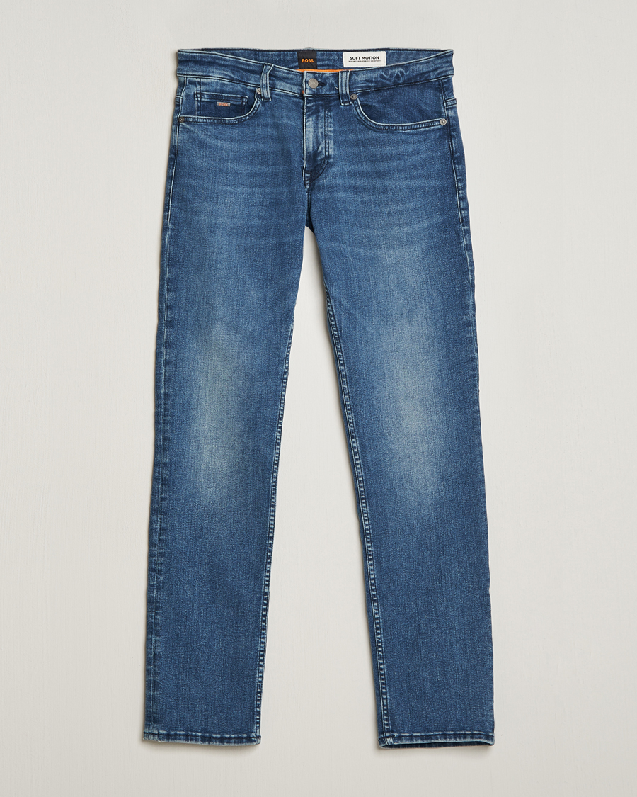 Homme | Jeans | BOSS ORANGE | Delaware Slim Fit Stretch Jeans Bright Blue