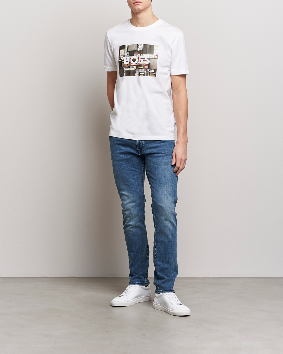 Homme | Jeans | BOSS ORANGE | Delaware Slim Fit Stretch Jeans Bright Blue