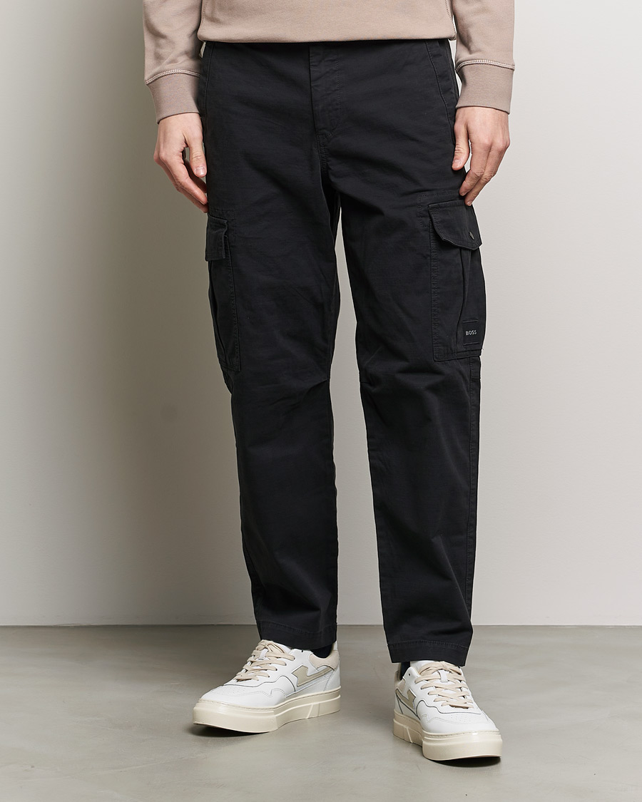 Homme | Pantalon Cargo | BOSS ORANGE | Sisla 5-Pocket Cargo Pants Black