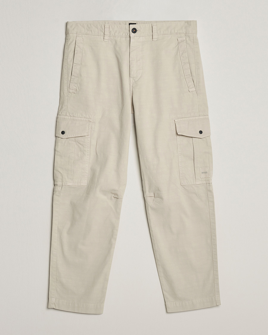 Homme | Pantalons | BOSS ORANGE | Sisla 5-Pocket Cargo Pants Light Beige