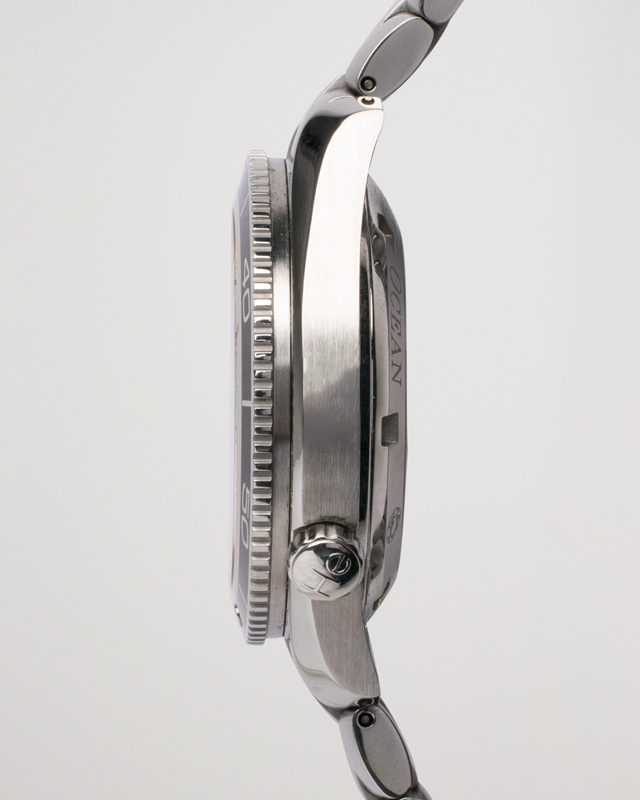 Homme | Omega Pre-Owned Seamaster Planet Ocean 2201.51.00 Steel Black Silver | Omega Pre-Owned | Seamaster Planet Ocean 2201.51.00 Steel Black Silver