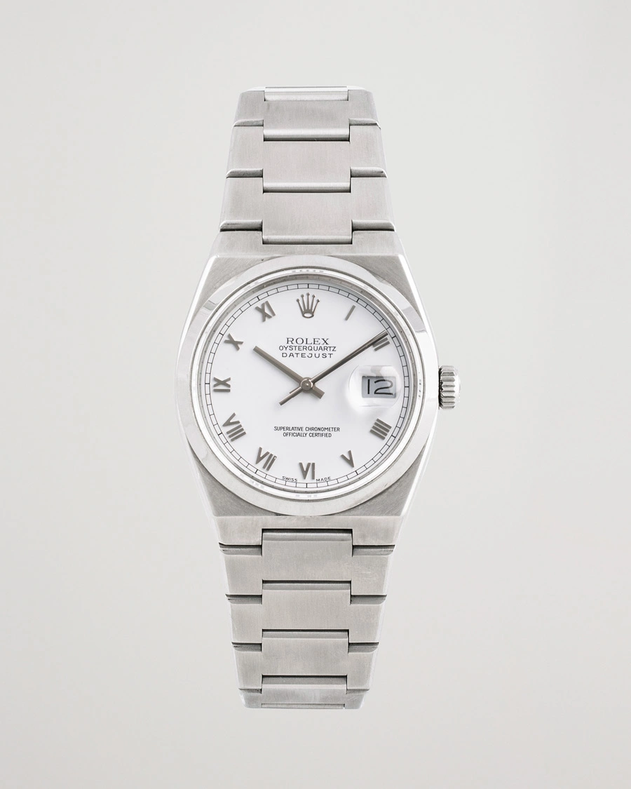 Homme | Rolex Pre-Owned Oysterquartz 17000 Silver | Rolex Pre-Owned | Oysterquartz 17000 Silver