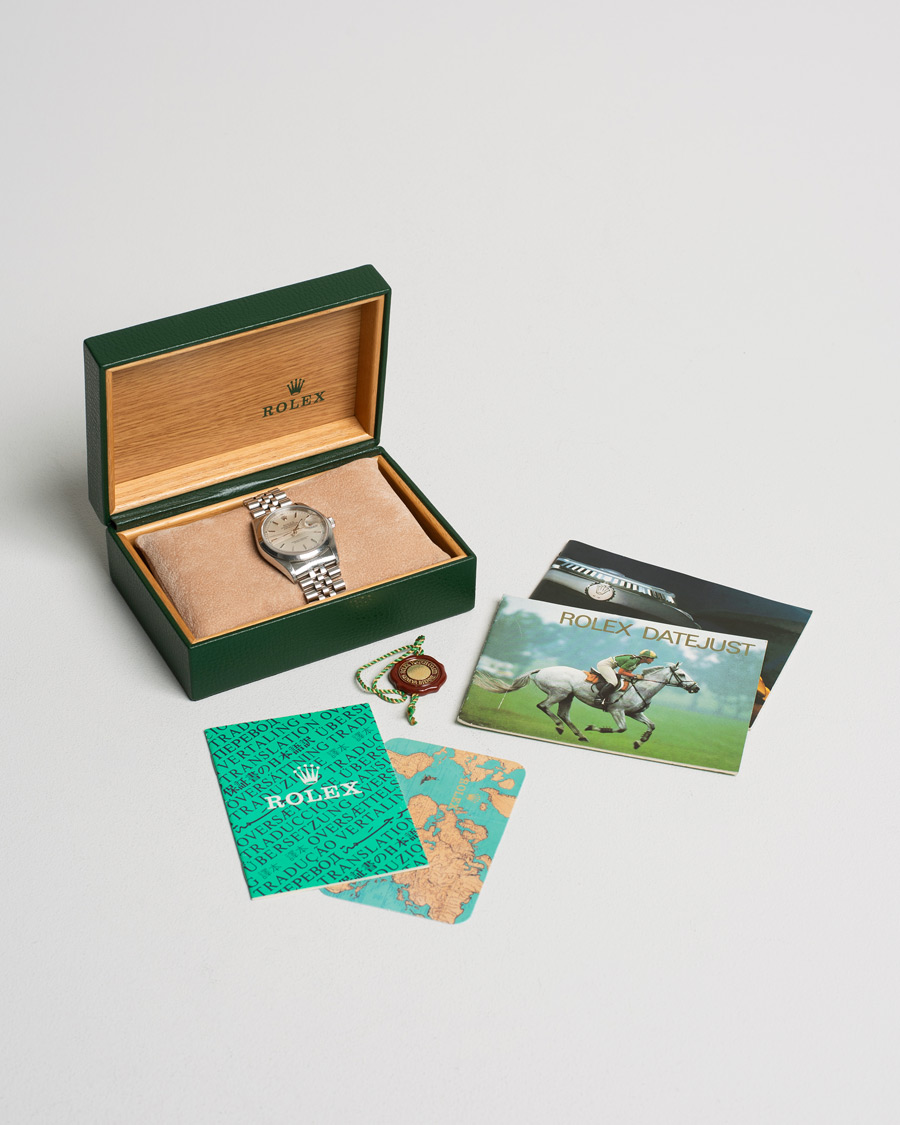 Homme | Rolex Pre-Owned Datejust 16200 Oystert Perpetual Steel Silver | Rolex Pre-Owned | Datejust 16200 Oystert Perpetual Steel Silver