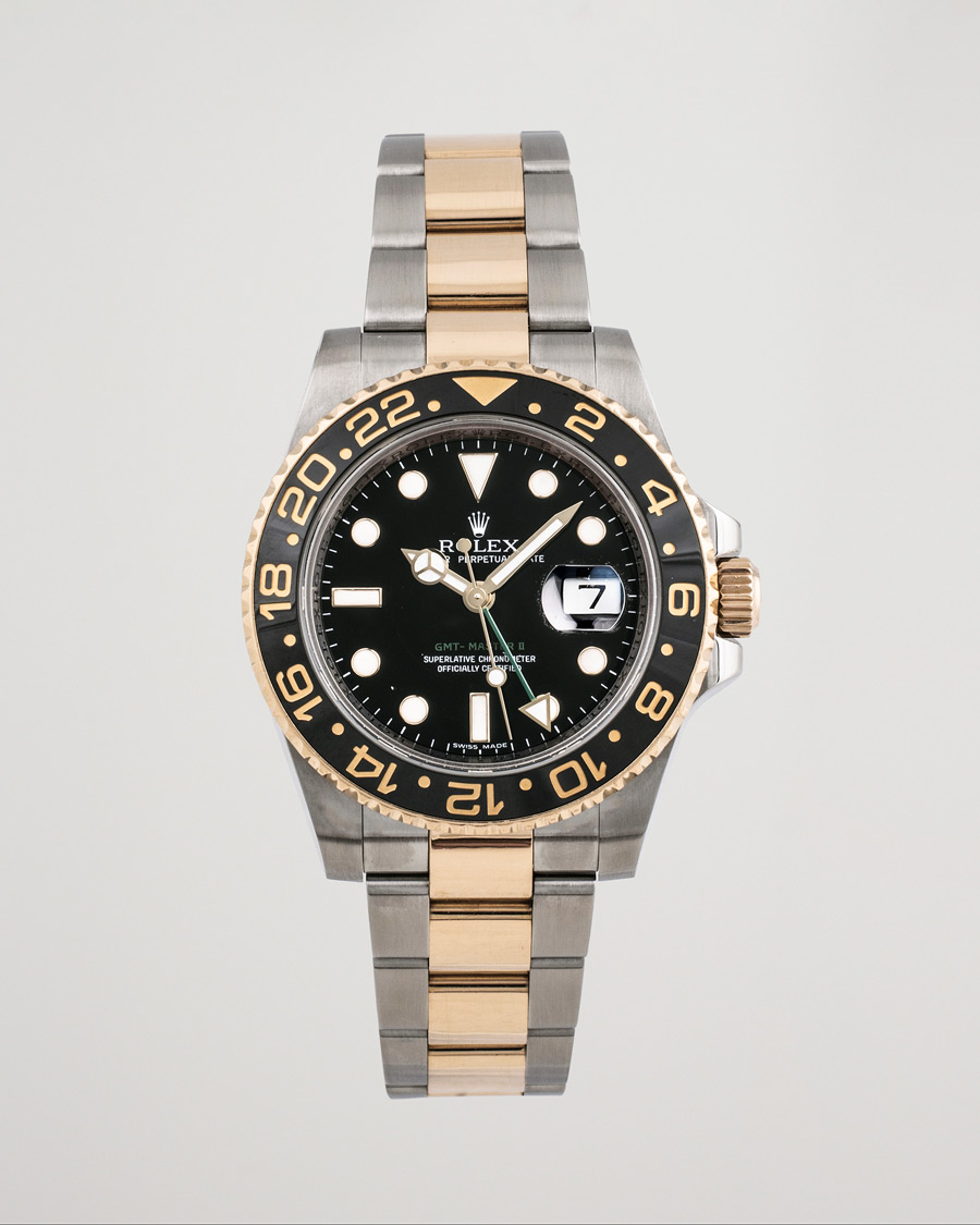 Homme | Rolex Pre-Owned GMT-Master II 116713N Silver | Rolex Pre-Owned | GMT-Master II 116713N Silver