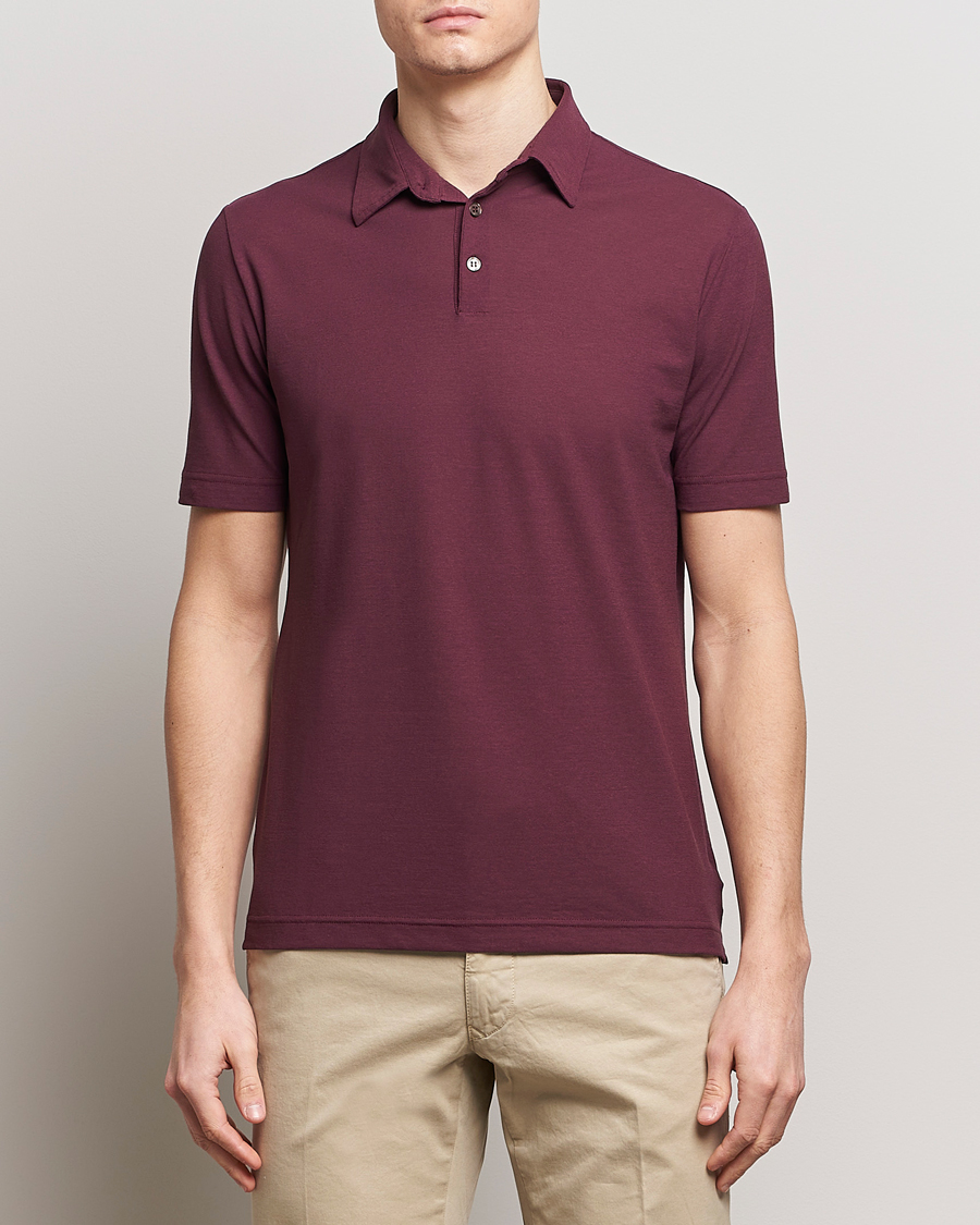 Homme | Sections | Zanone | Ice Cotton Polo Burgundy
