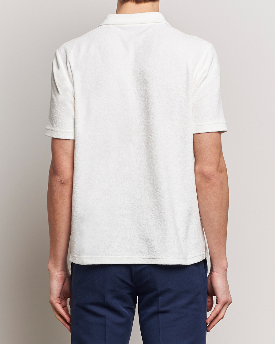 Homme | Polos | Zanone | Terry Cotton Polo White