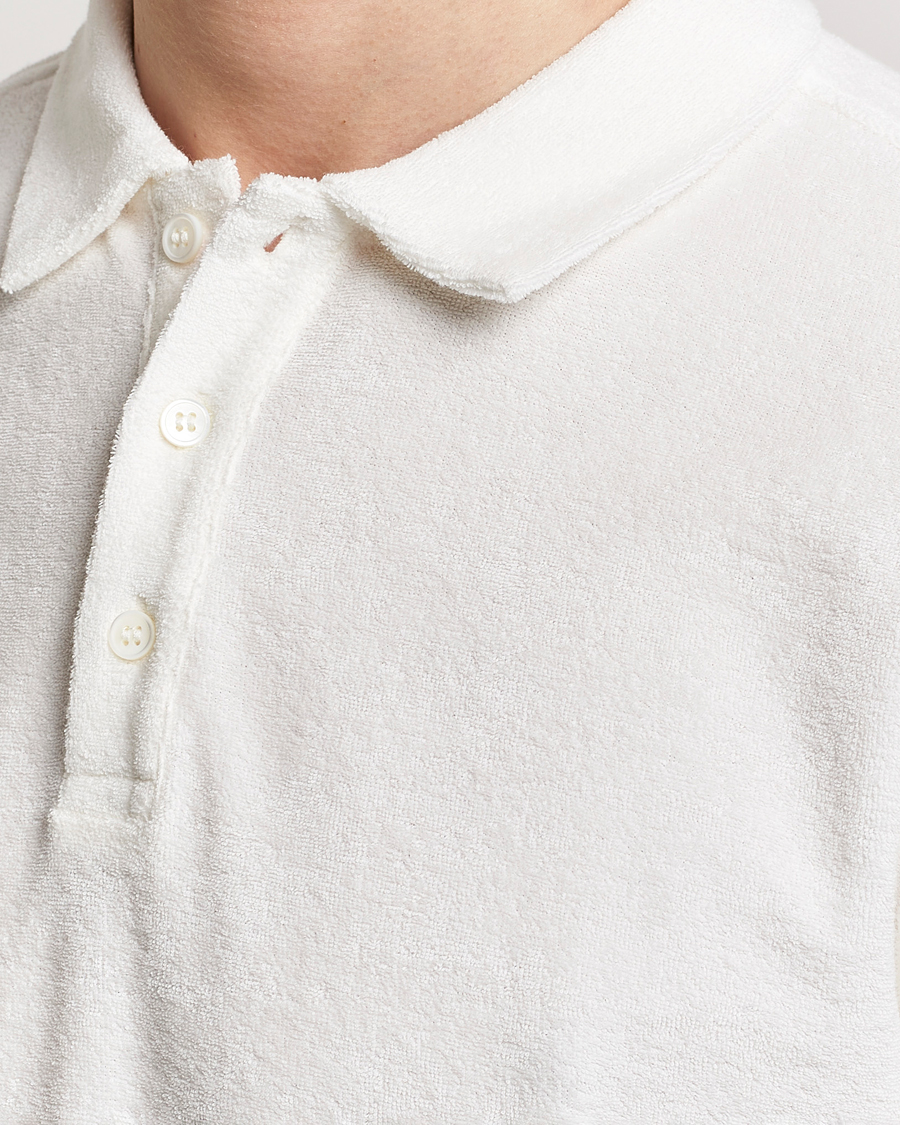 Homme | Polos | Zanone | Terry Cotton Polo White