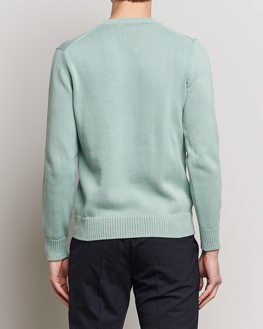 Homme | Pulls Et Tricots | Zanone | Soft Cotton Crewneck Sweater Mint