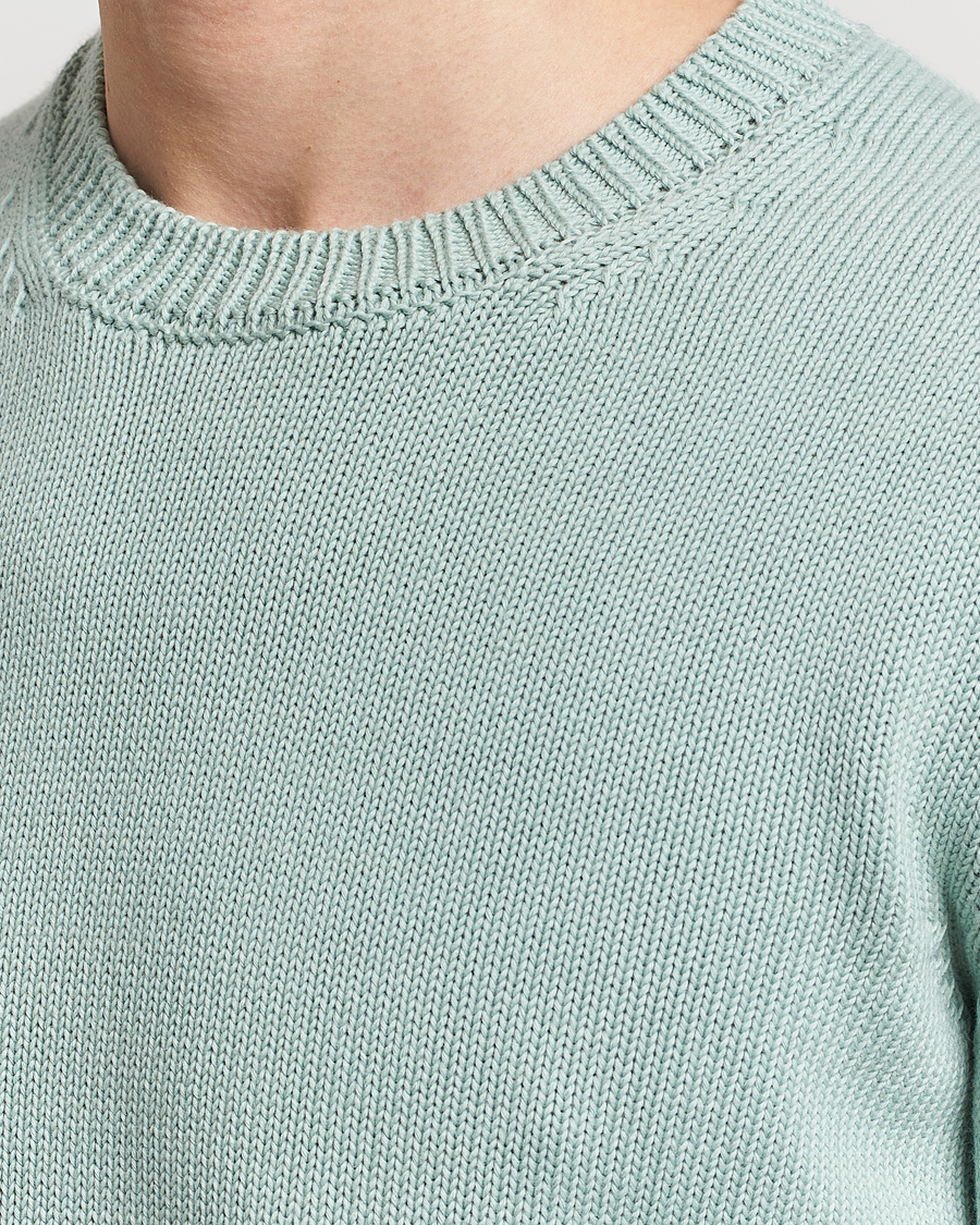 Homme | Pulls Et Tricots | Zanone | Soft Cotton Crewneck Sweater Mint