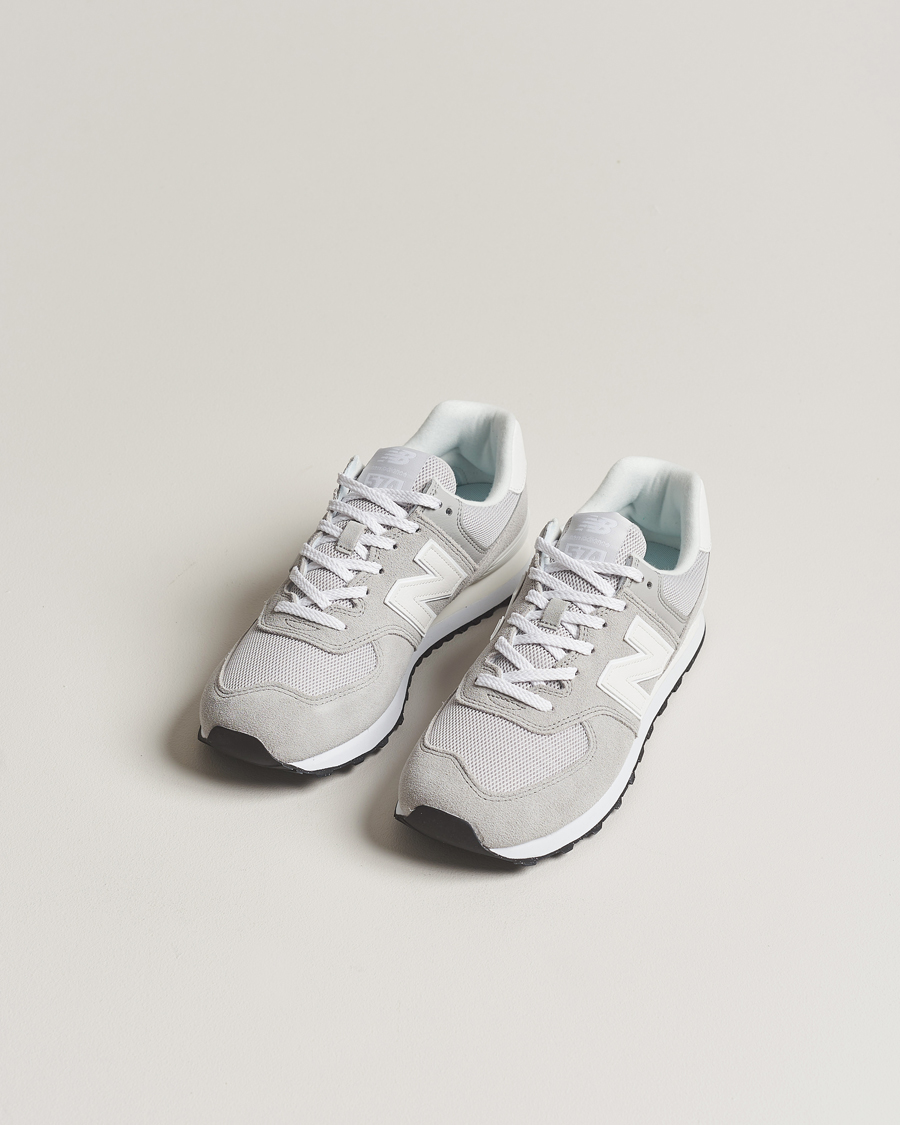 Homme | Chaussures En Daim | New Balance | 574 Sneakers Apollo Grey