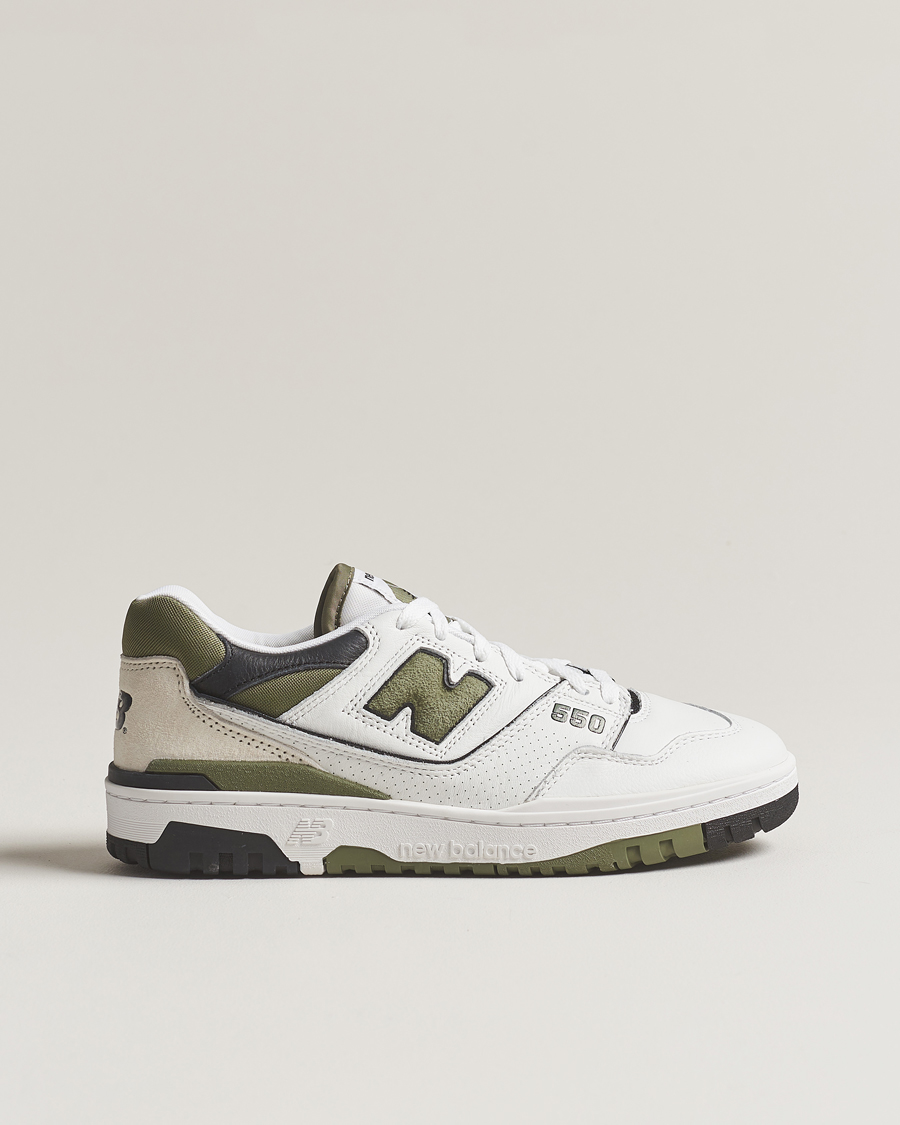 Homme | New Balance 550 Sneakers White/Green | New Balance | 550 Sneakers White/Green